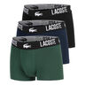 Cotton Stretch Trunk Boxer Shorts 3 Pack Men-Dark Green