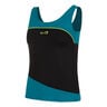 Curve Tank Top Women-Petrol