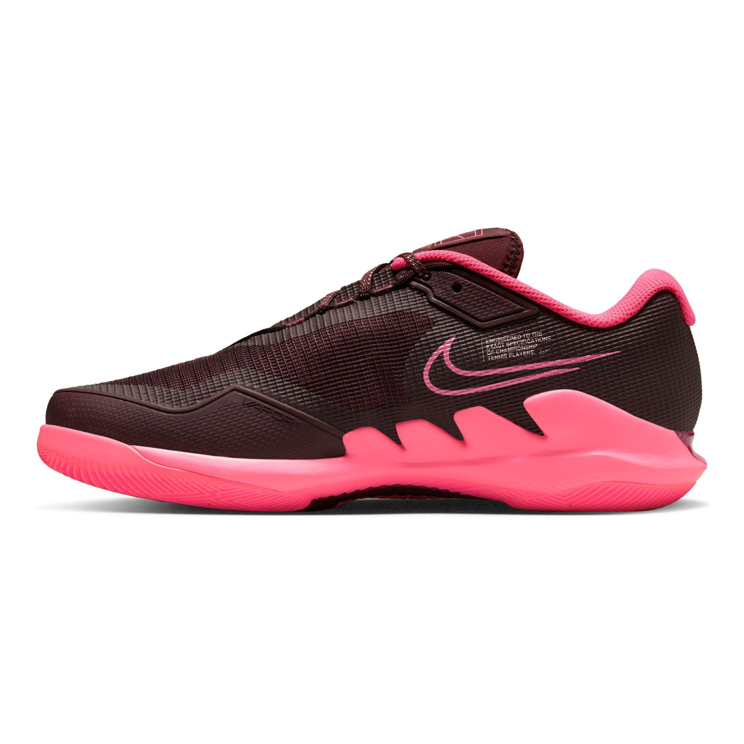 Air Zoom Vapor Pro Premium All Court Shoe Women Dark Red Pink
