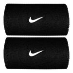 Nike Clothing Nike Swoosh Classic Doublewide Wristband Unisex - black, white