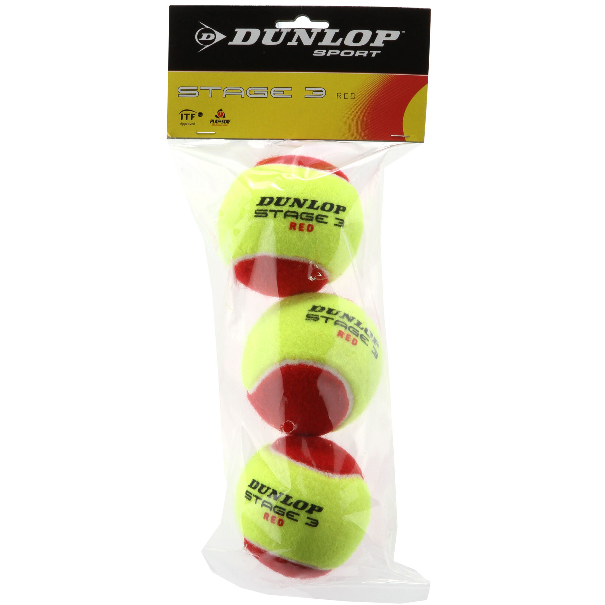 buy Dunlop Mini Tennis (Stage 3) Red 3 Pack online TennisPoint