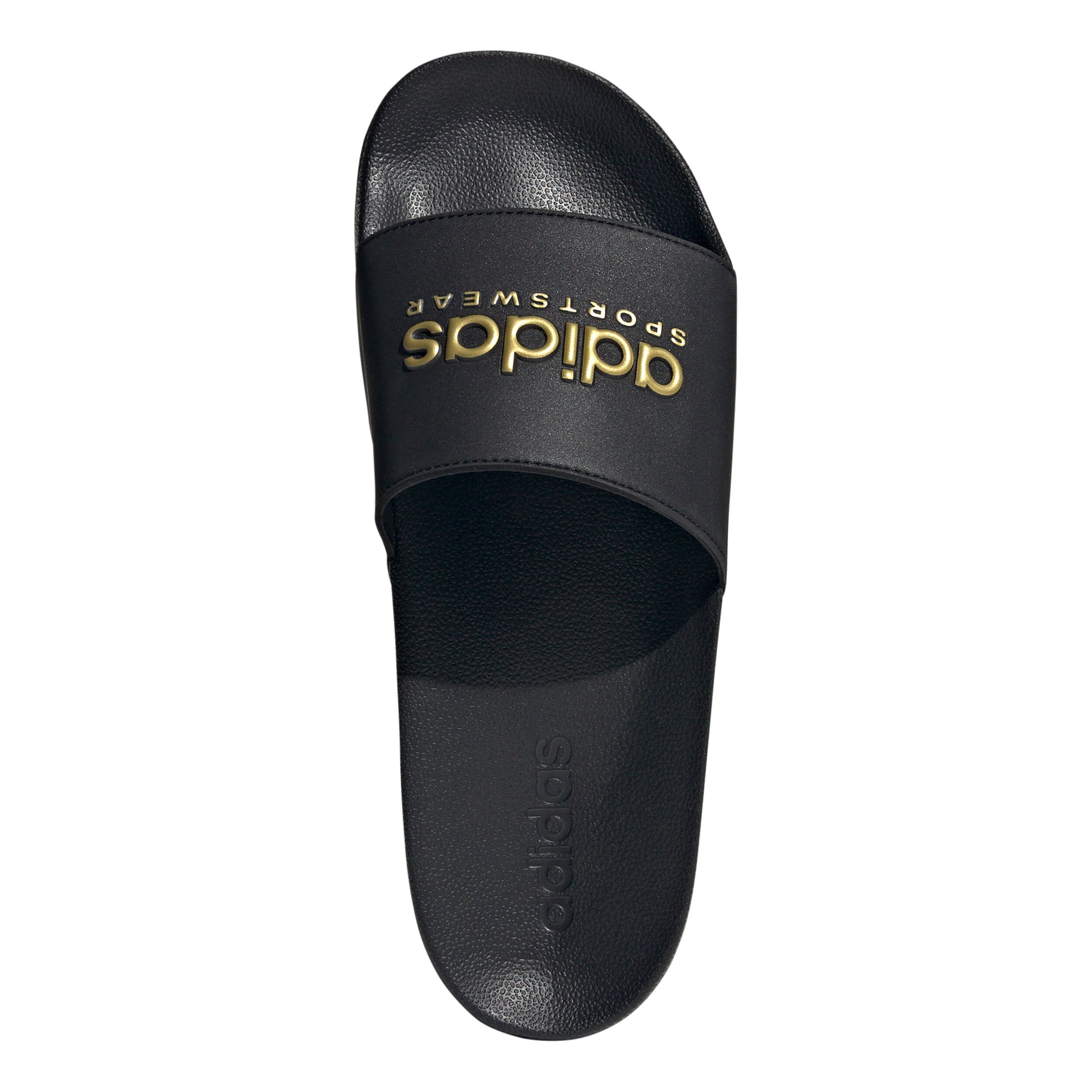 Adilette Shower Slippers Men Black Gold