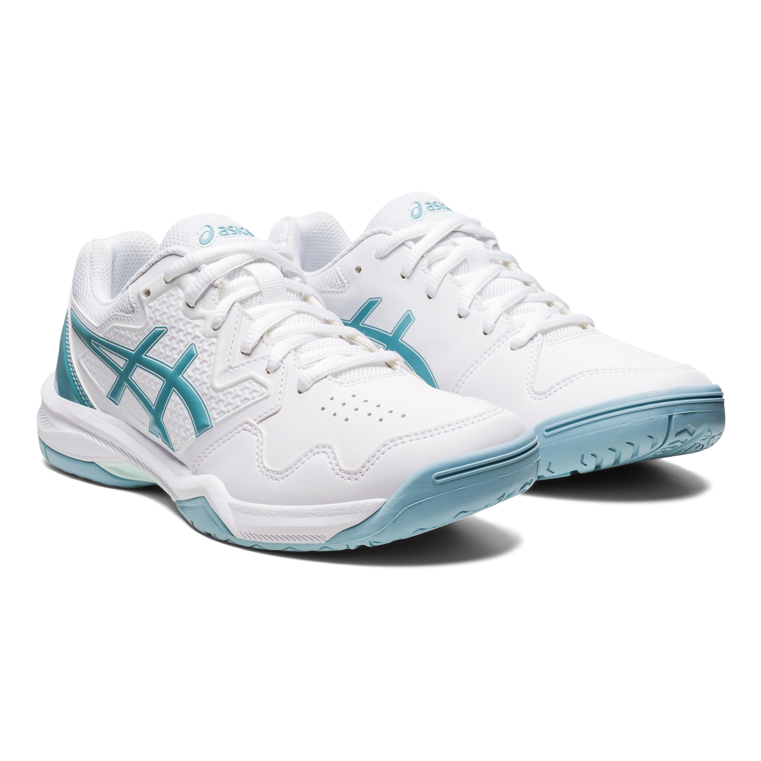 buy ASICS Gel-Dedicate All Court Shoe Women White, Light Blue online  Tennis-Point