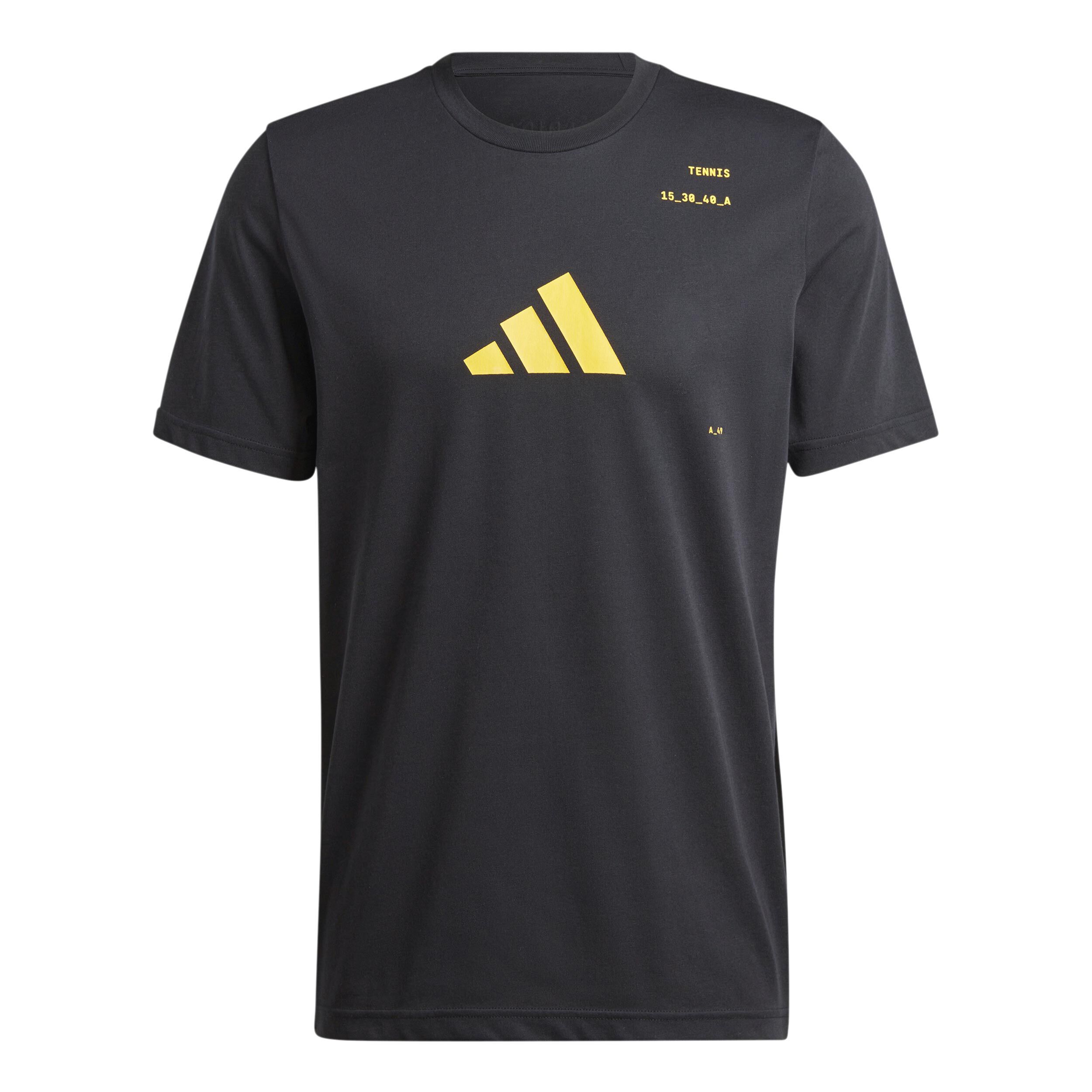 Buy adidas Tennis CAT T Shirt Men Black online Tennis Point UK