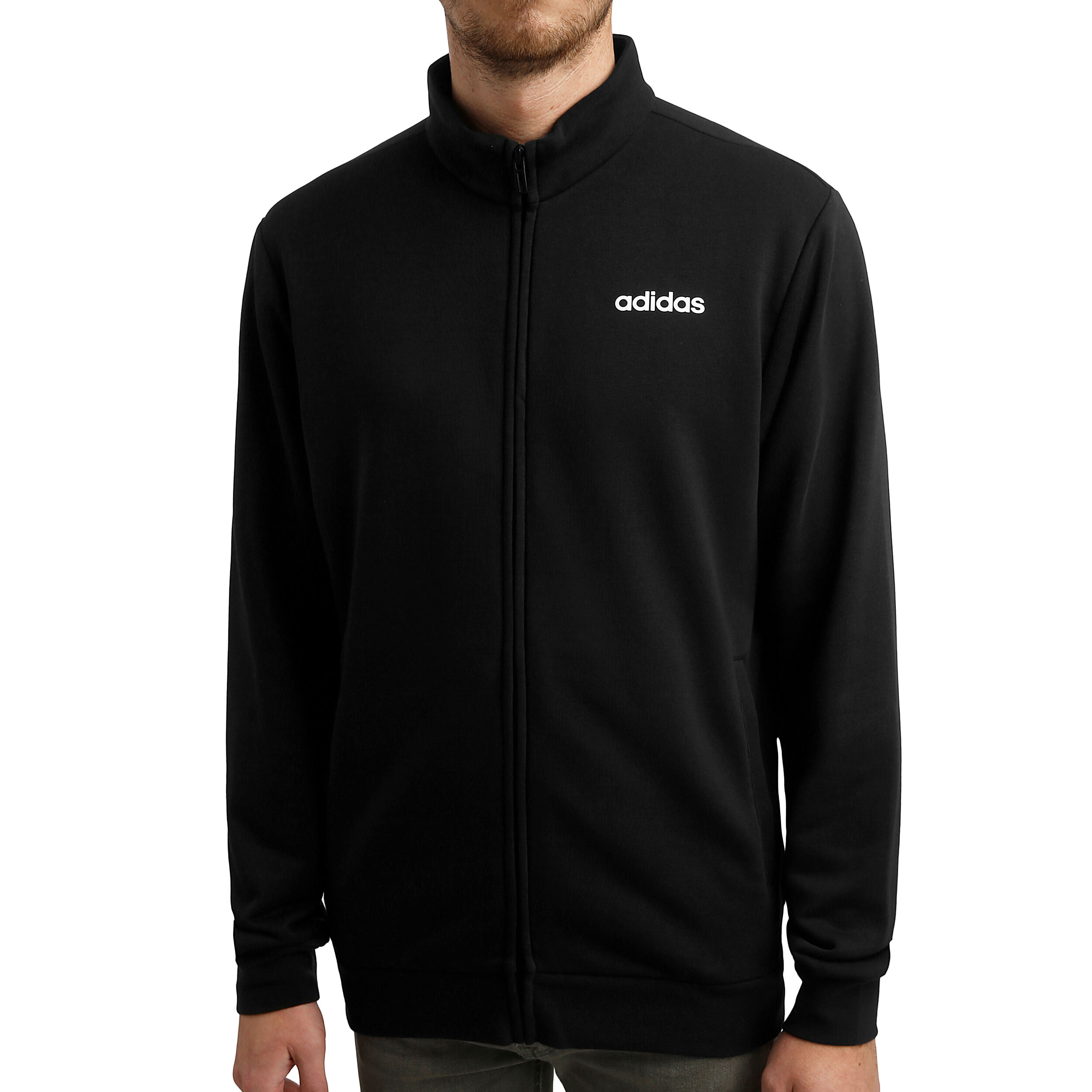 Men's adidas essential track jacket hot sale