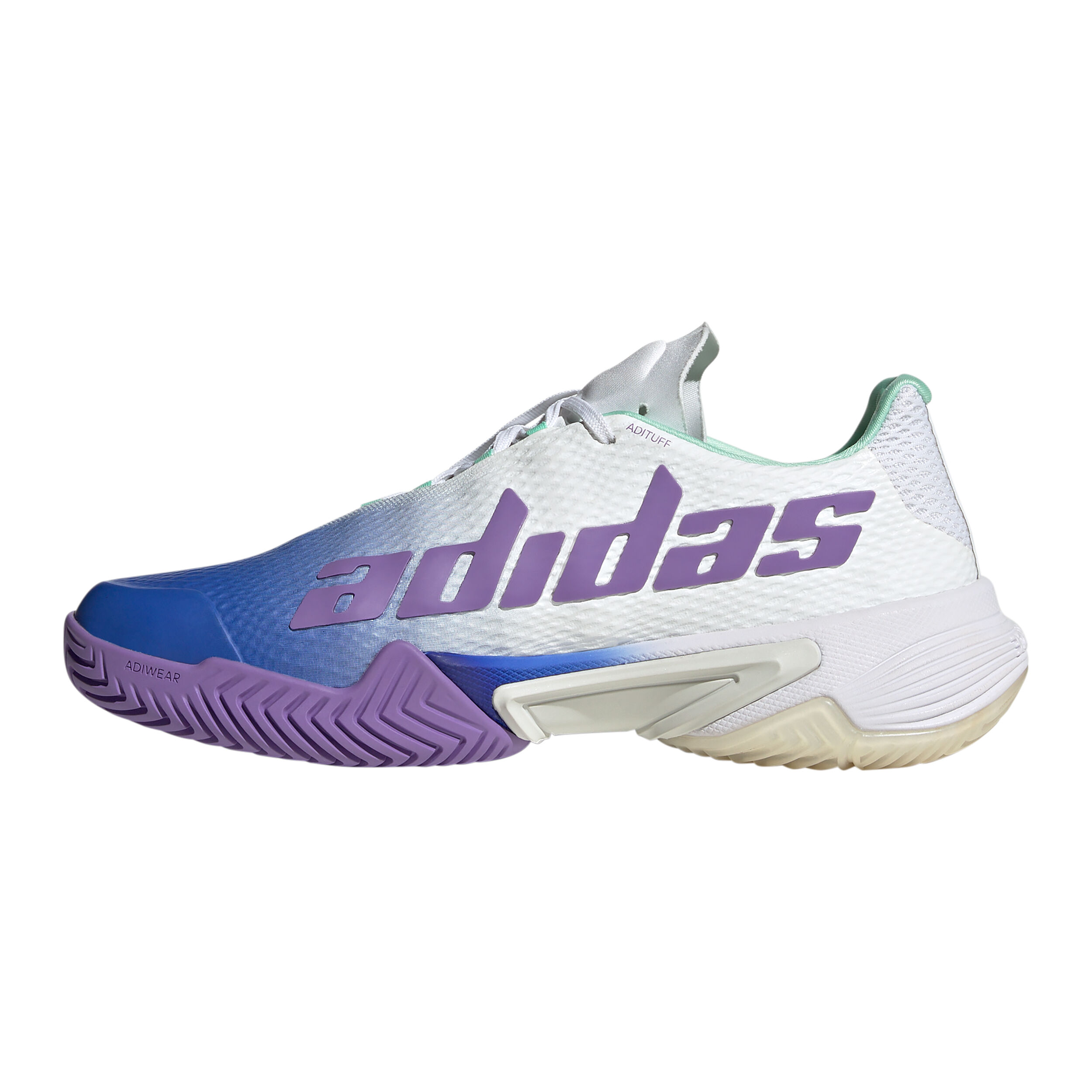 Buy adidas Barricade All Court Shoe Women White Blue online Tennis Point UK