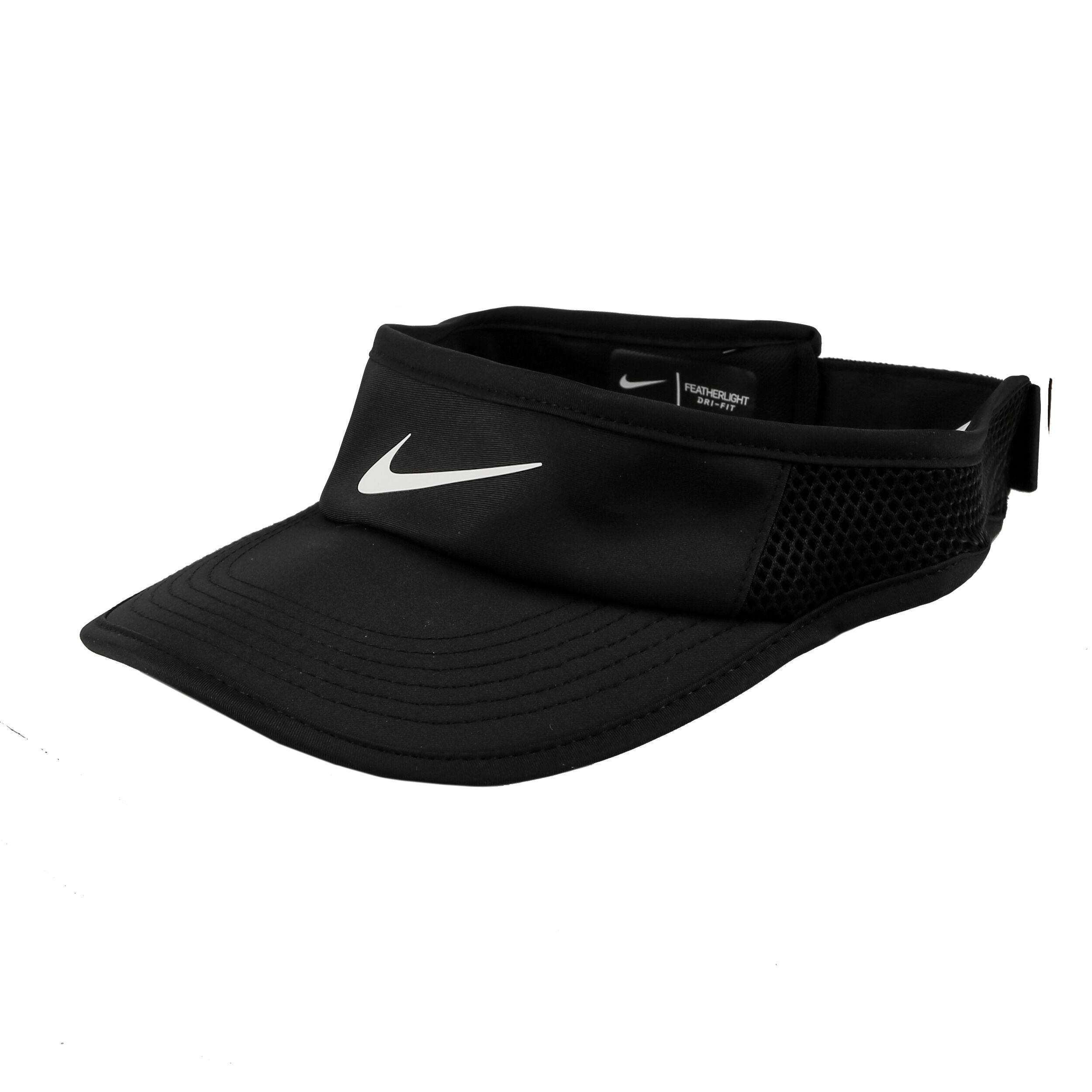 Buy Nike Court AeroBill Visor Black White online Tennis Point UK