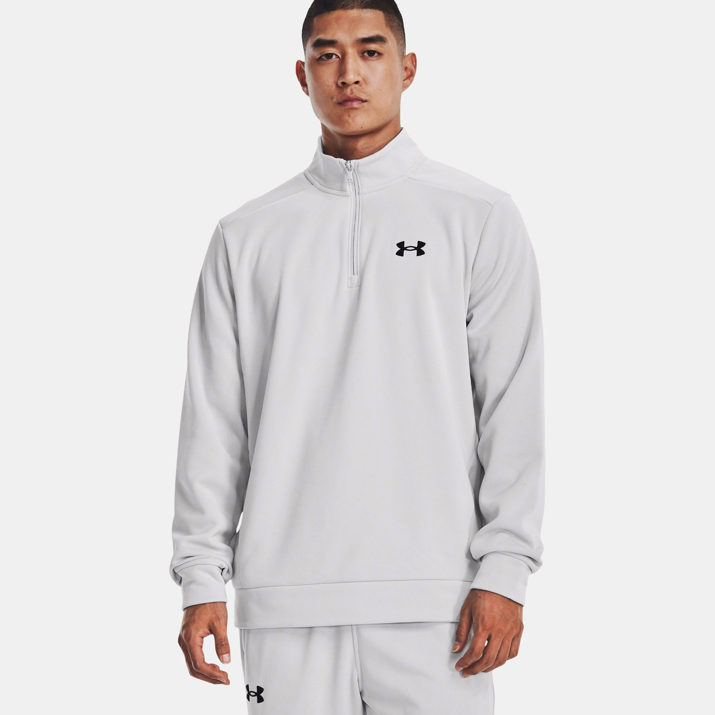 White under hotsell armour half zip