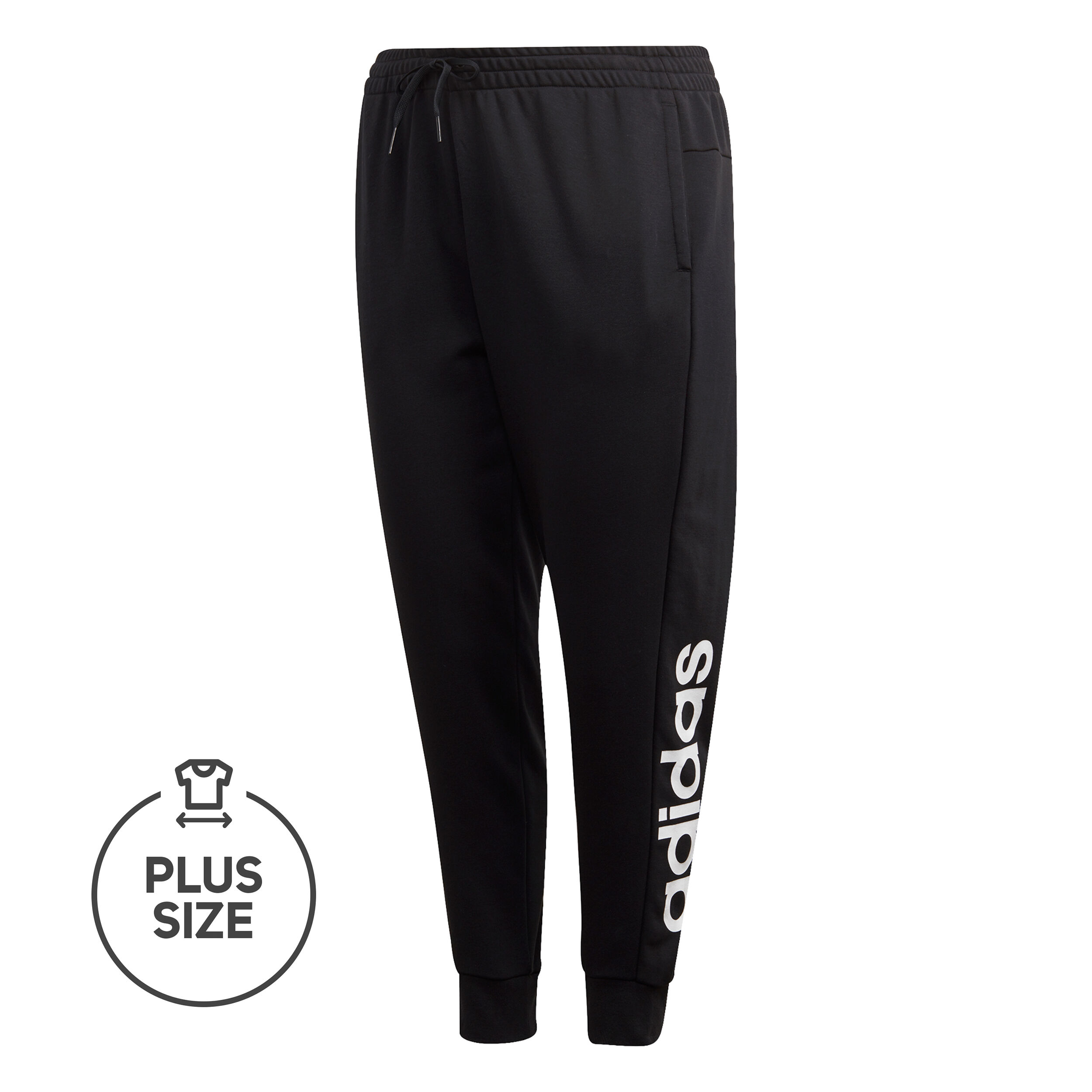 Essentials Inc Plus Size Training Pants Women Black White