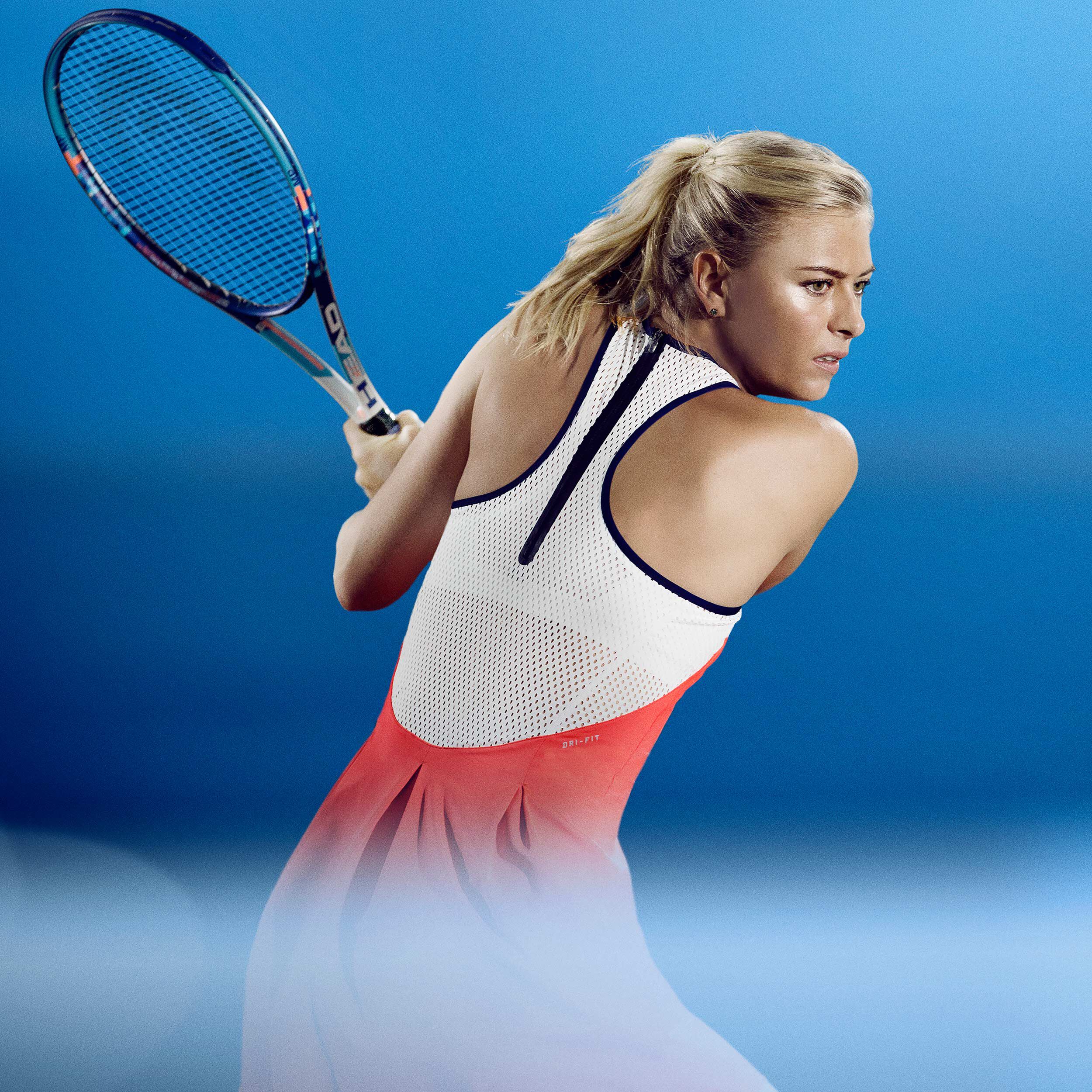 Buy Nike Maria Sharapova Premier Dress Women Neon Orange White online Tennis Point UK