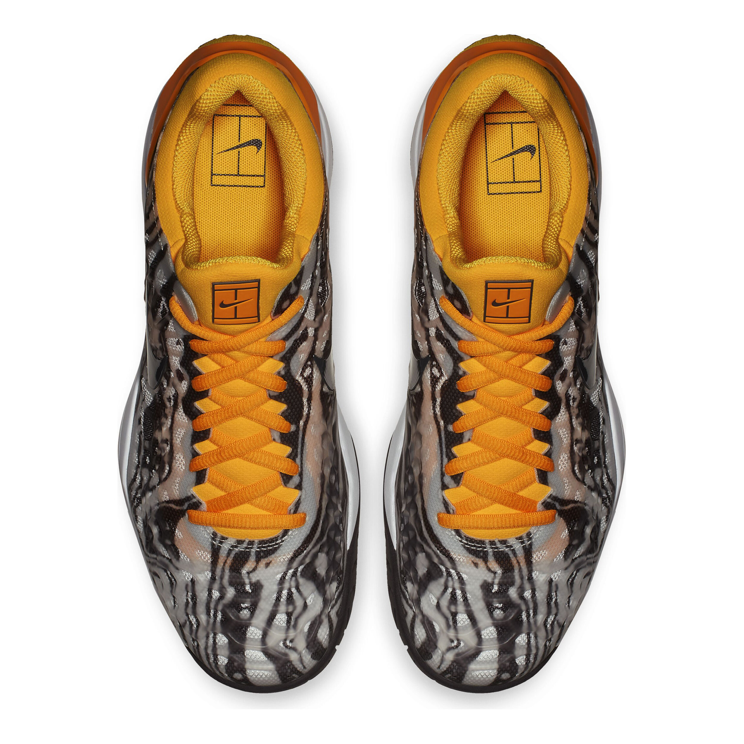 Zoom Cage 3 All Court Shoe Men Lightgrey Orange