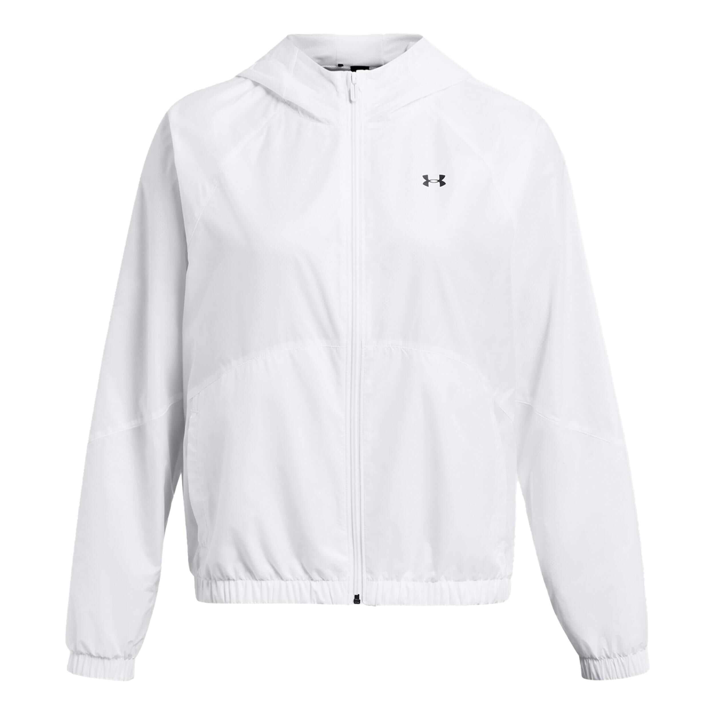 Under armour jackets white top