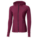 Mizuno Clothing Mizuno Active Warmalite Hybrid Full Zip Running Shirt Women-Violet