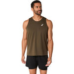 ASICS Clothing ASICS Core Running Shirt Men-Brown