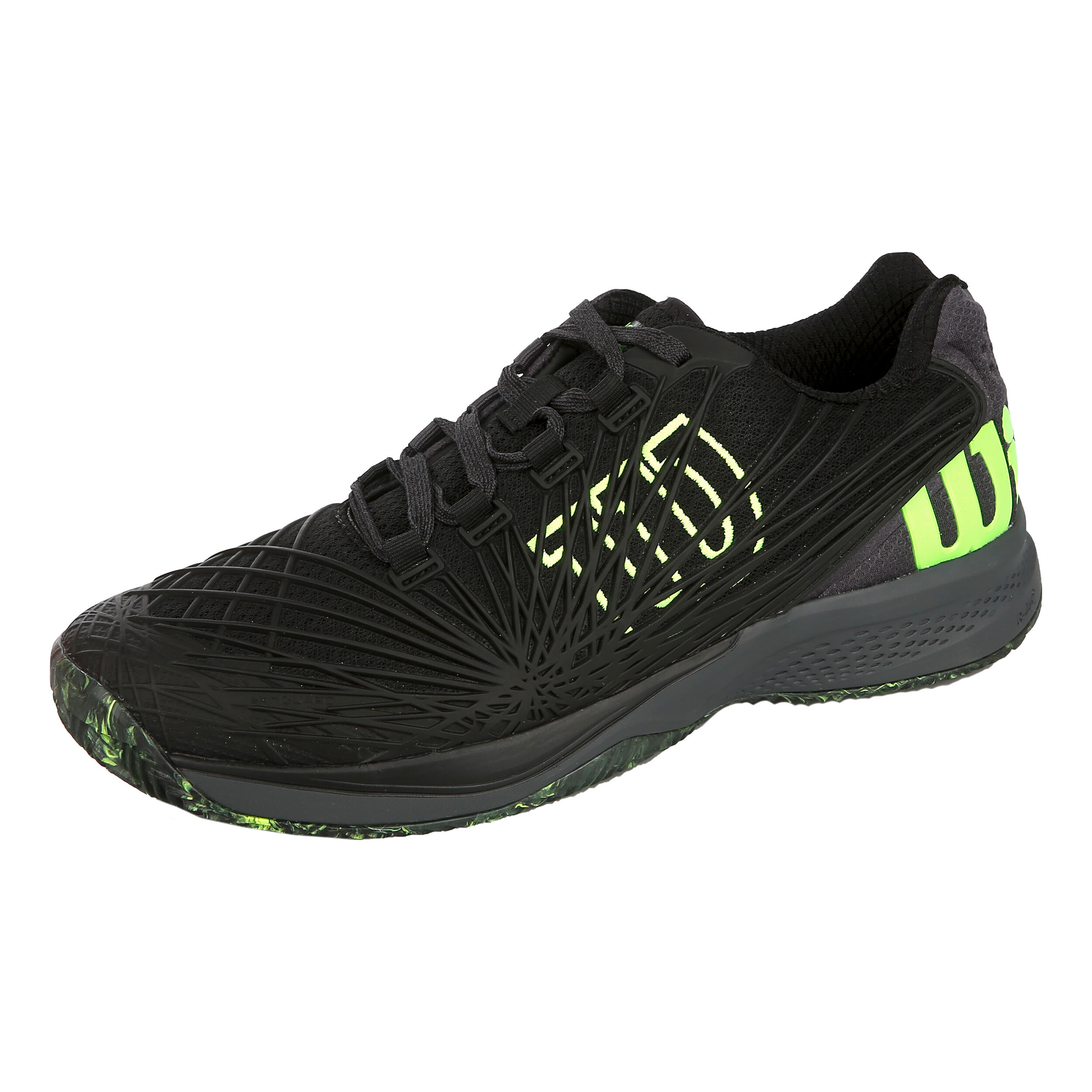 Buy Wilson Kaos 2.0 Clay Court Shoe Men Black Green online Tennis Point UK