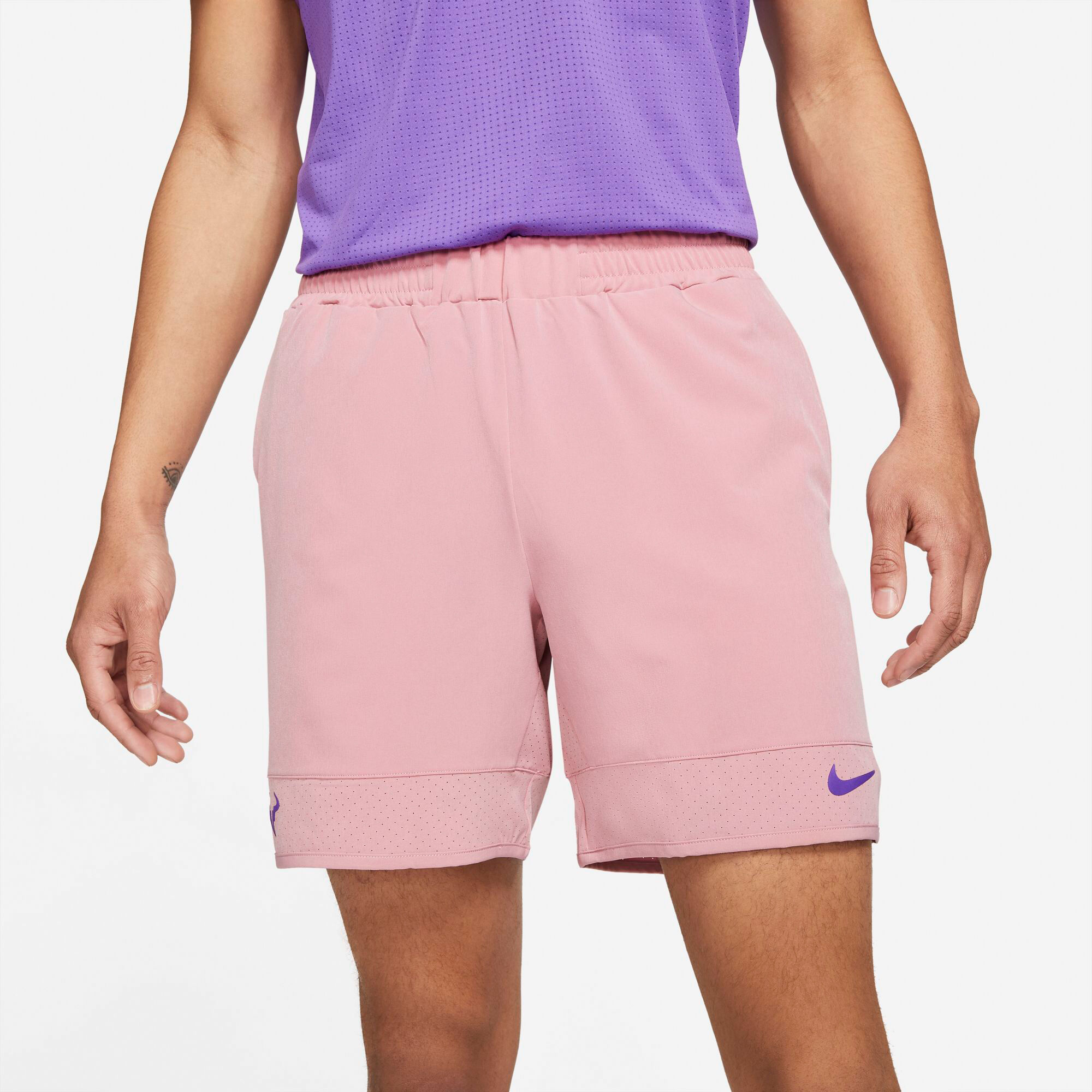 Rafael Nadal Dri Fit Advantage 7in Shorts Men Pink