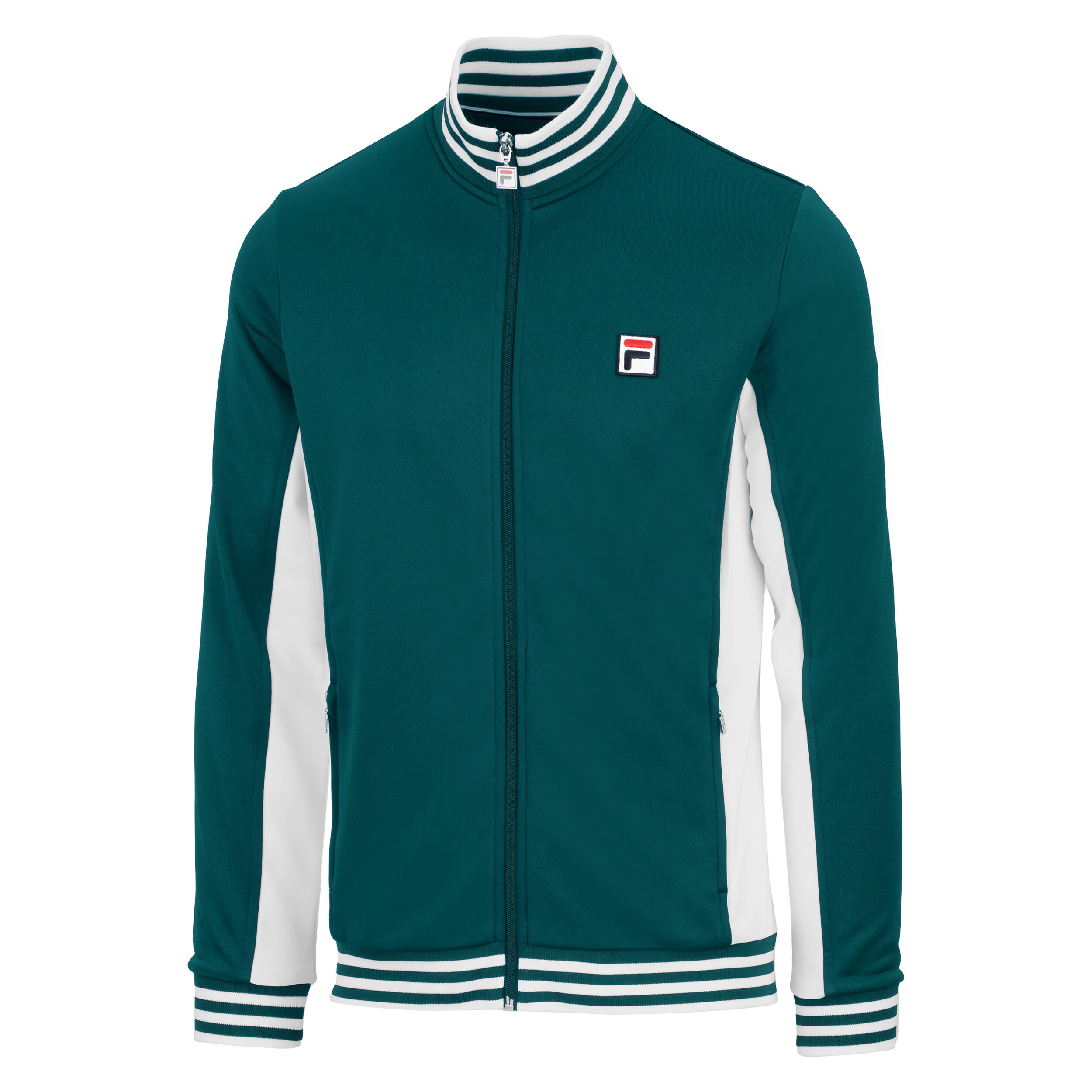 Olaf Training Jacket Men Dark Green White