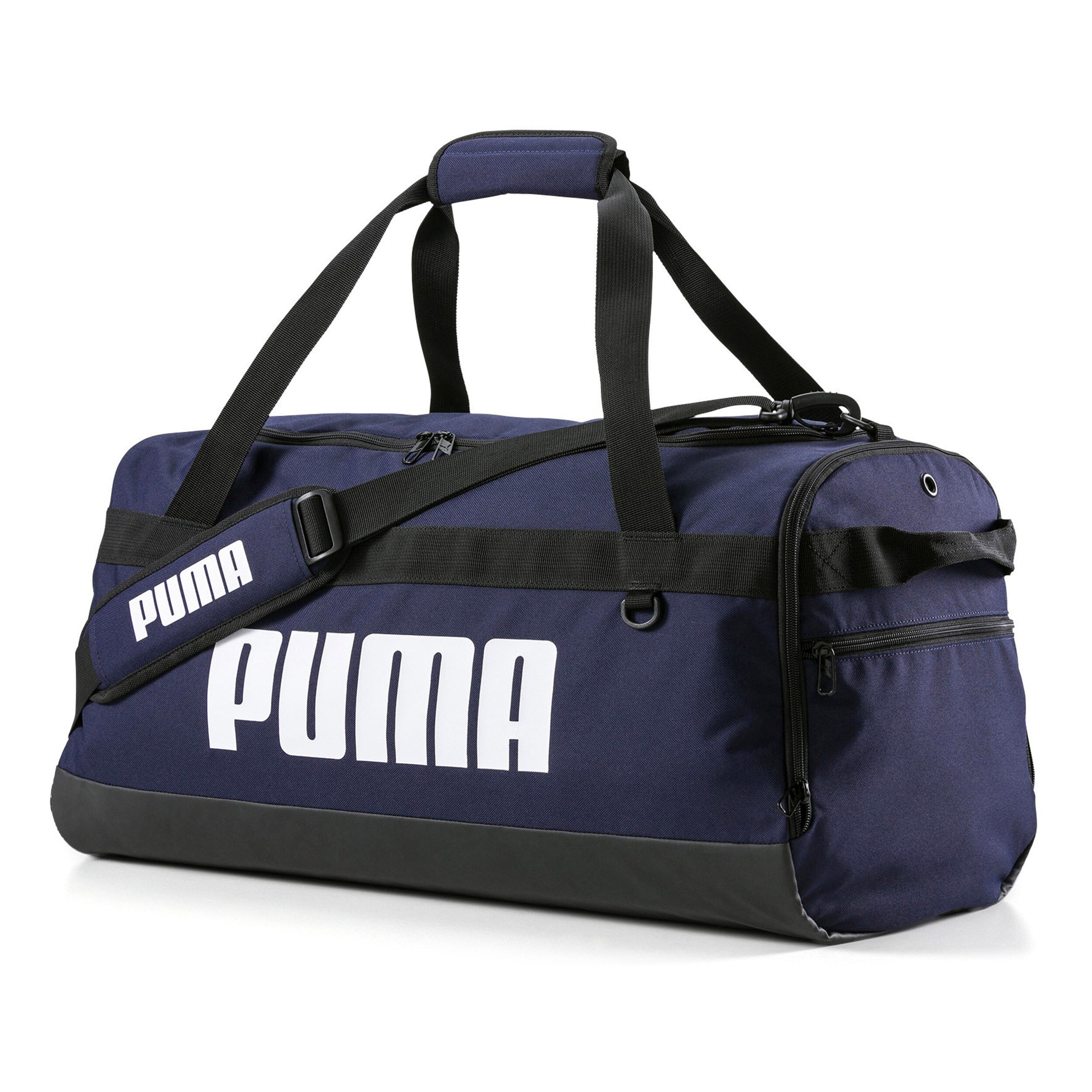 Challenger Medium Sports Bag Dark Blue White