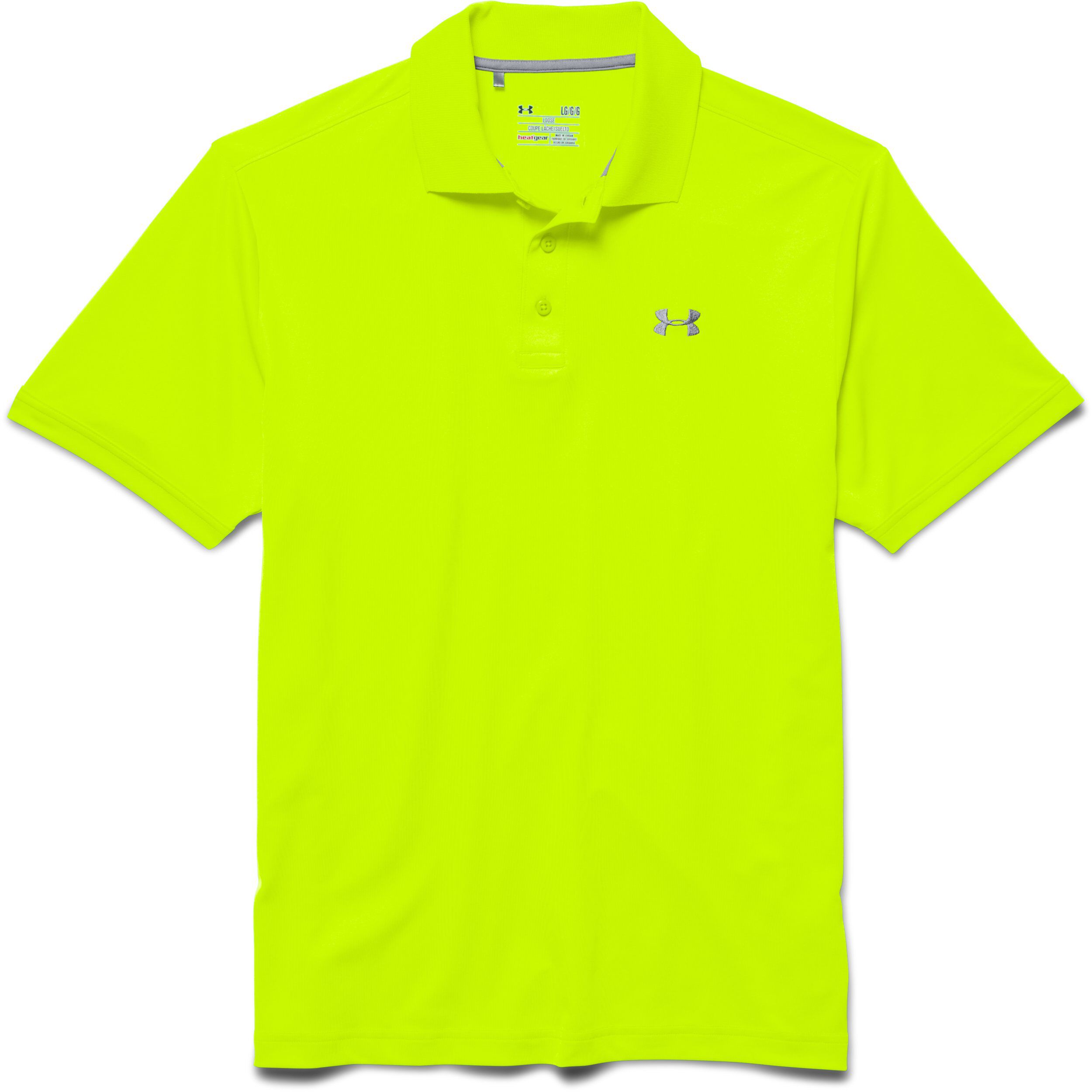 Under armour polo yellow new arrivals