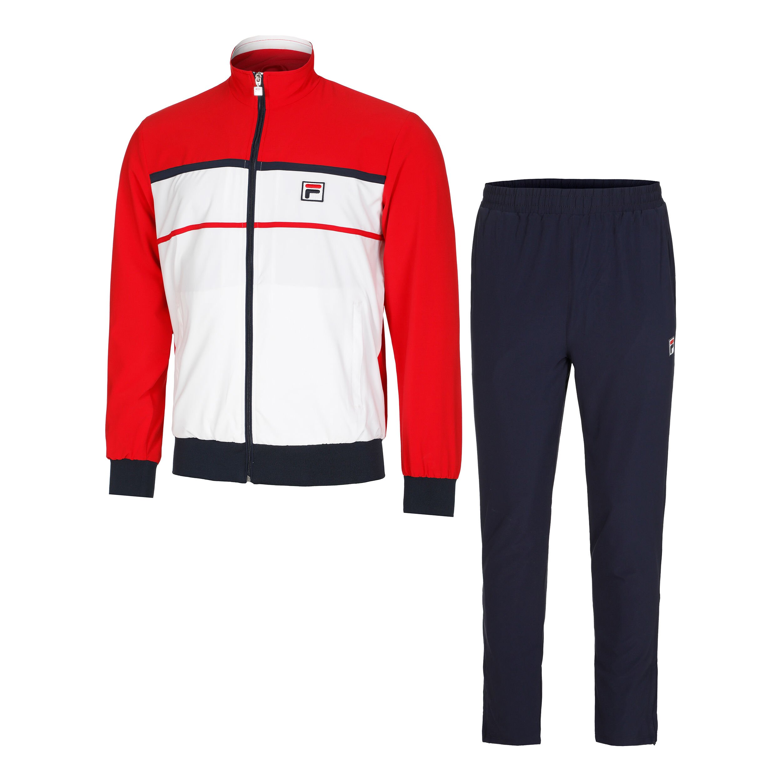 Fila white tracksuit sale