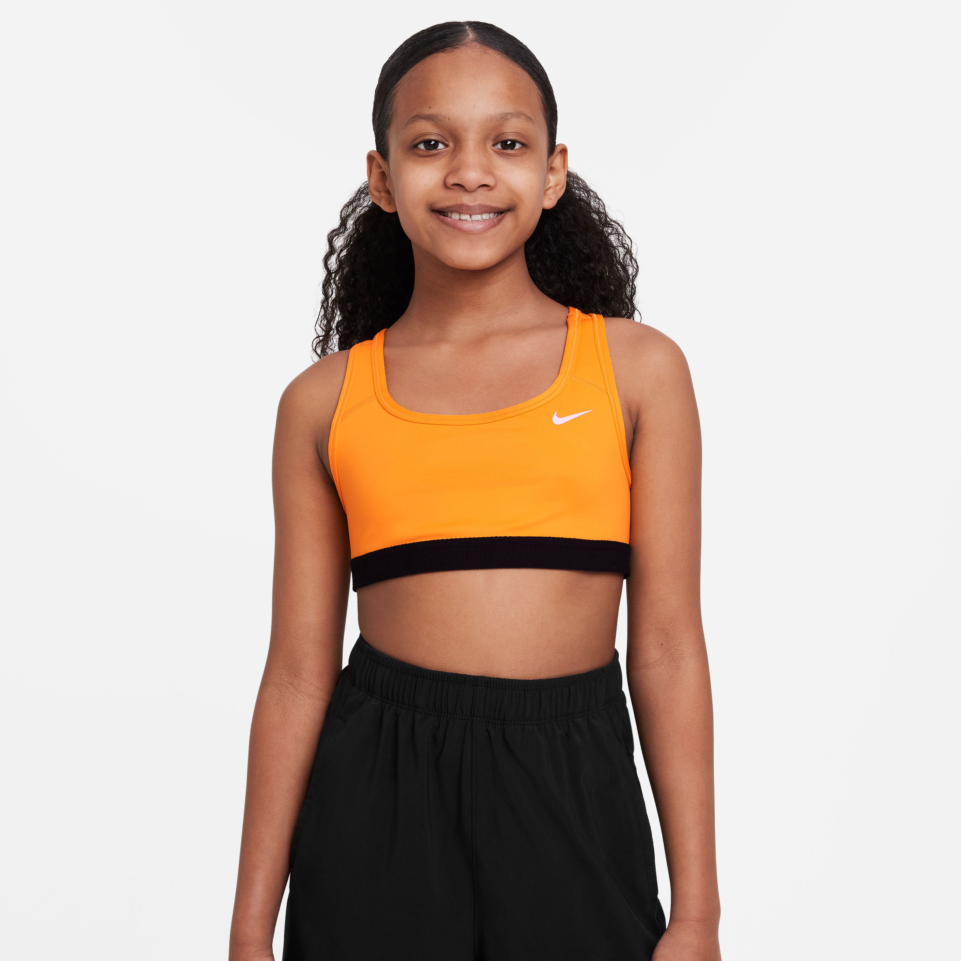 Buy Nike Swoosh Sports Bras Girls Orange online Tennis Point UK