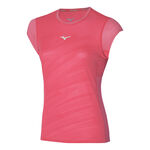 Mizuno Clothing Mizuno Aero Running Shirt Women-Red