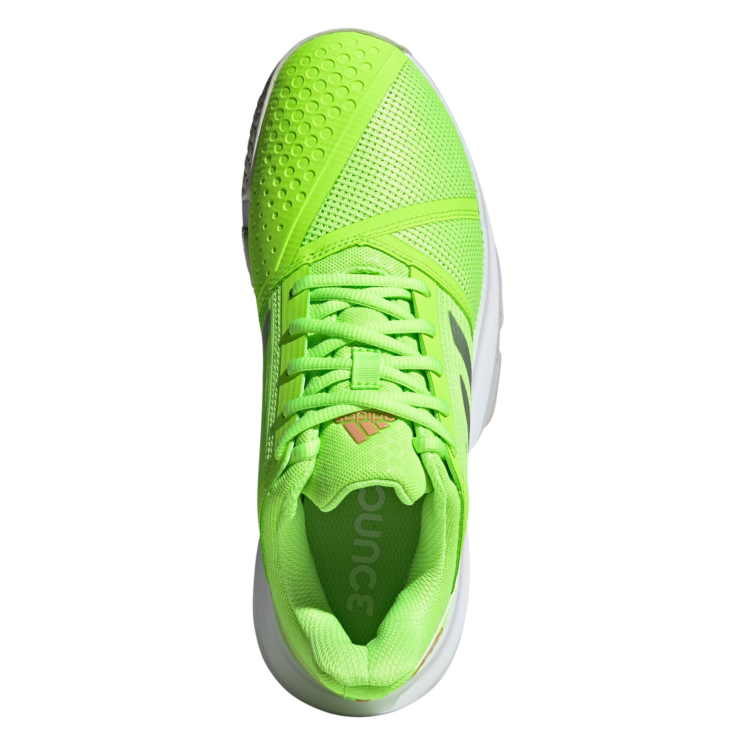 Adidas bounce shoes green store