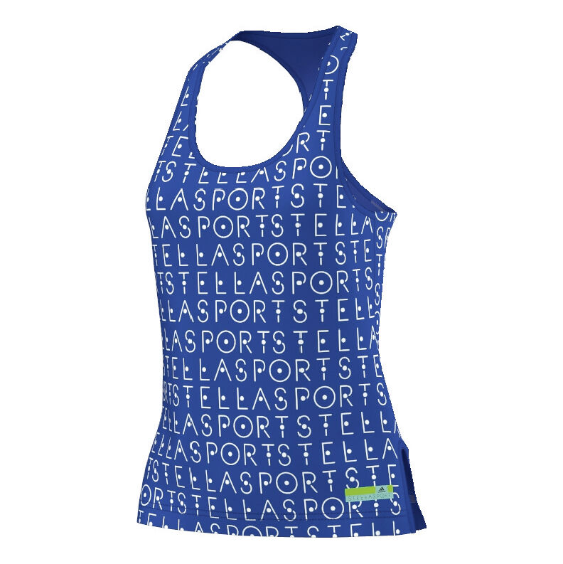 Stellasport Graphic Tank Top Women White Blue