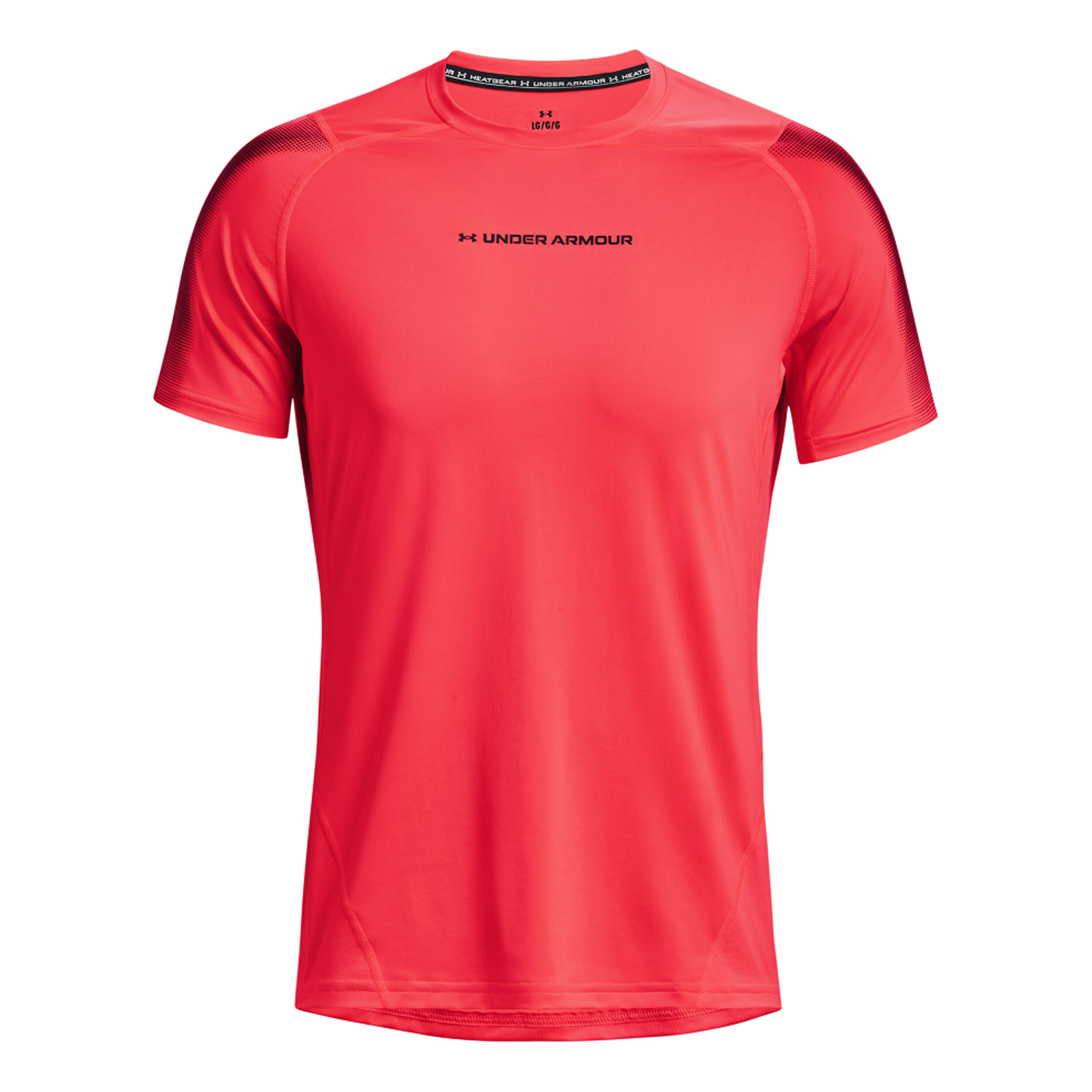 Buy Under Armour Heatgear Nov Fitted T Shirt Men Coral Black