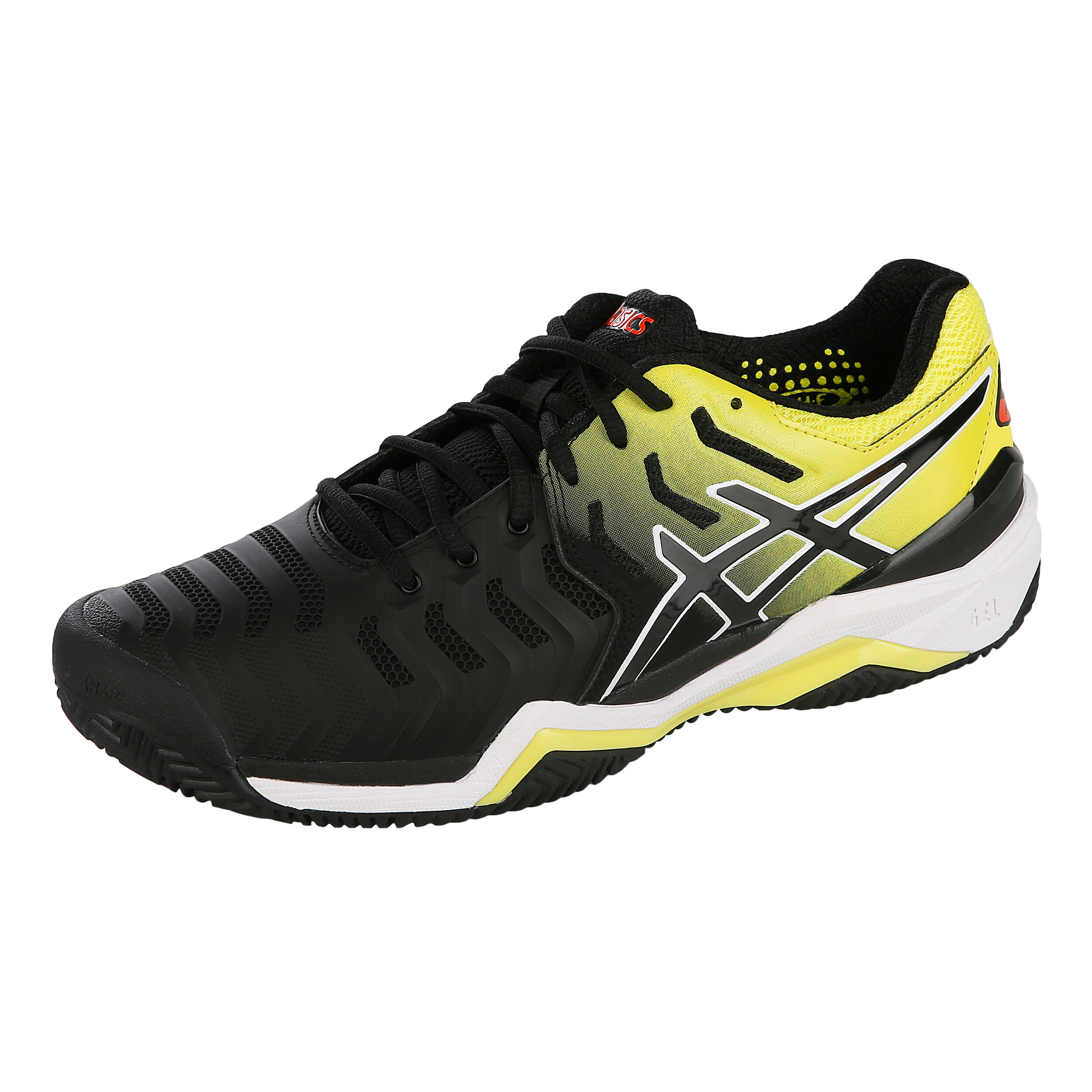 Asics gel resolution 7 sale novak black men's shoes