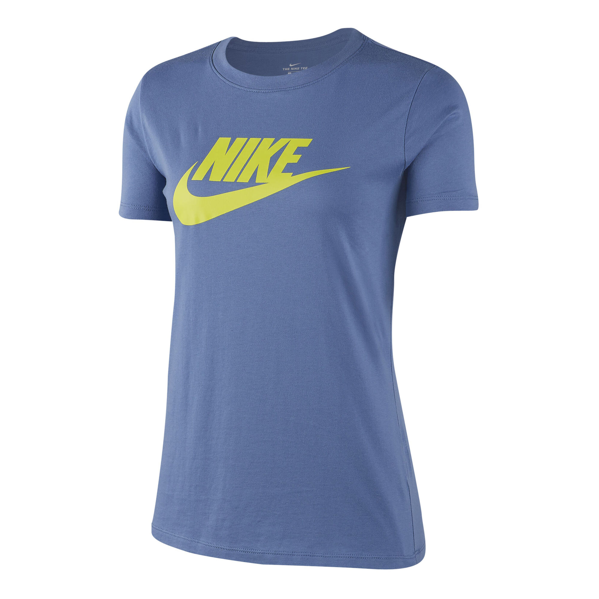 Buy Nike Sportswear T-Shirt Women Light Blue, Lime online | Tennis Point UK