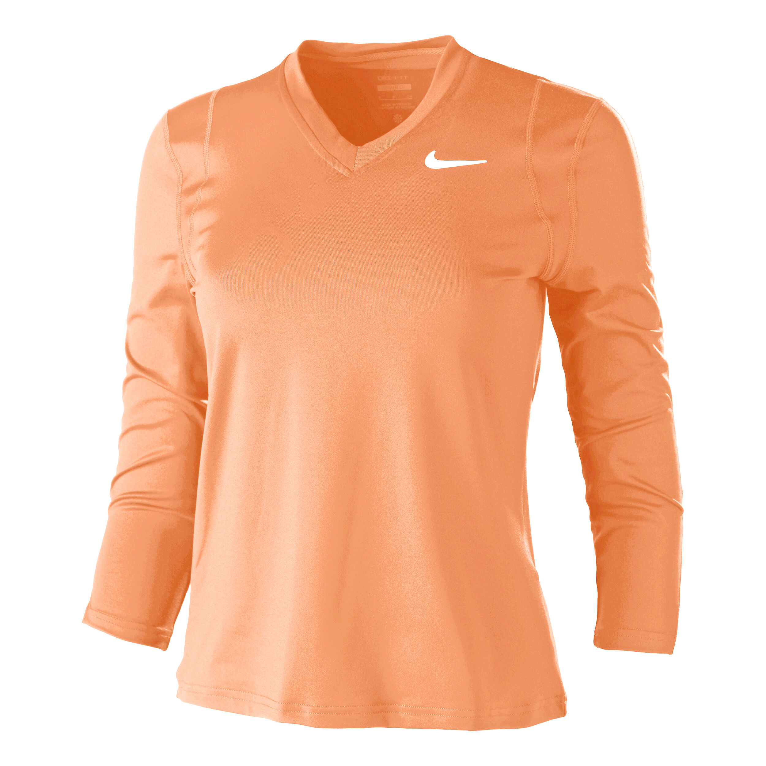 Orange nike shirt women deals