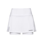 HEAD Clothing HEAD Club Basic Skirt Girls-White,Silver