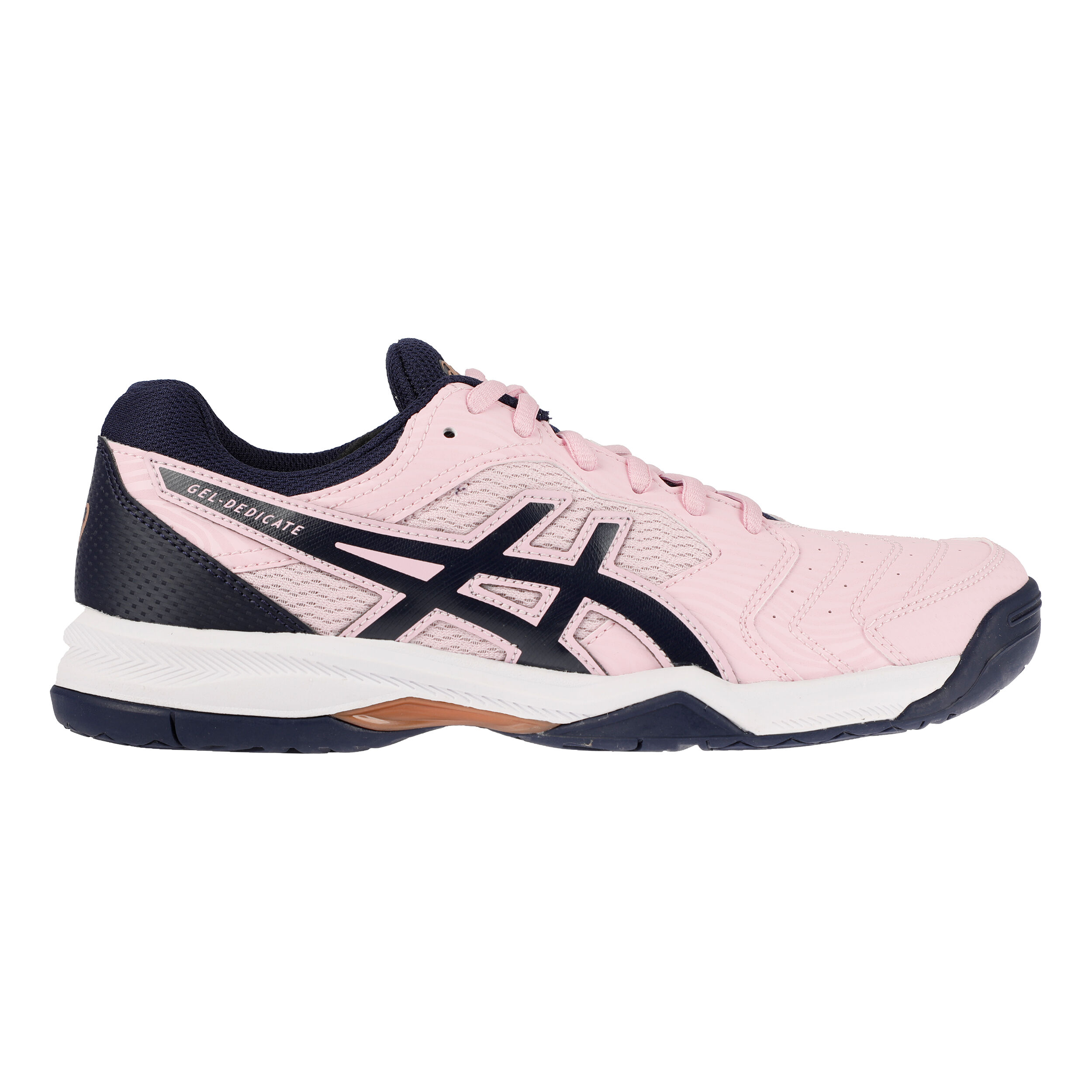 Buy ASICS Gel Dedicate 6 All Court Shoe Women Pink Dark Blue online Tennis Point UK