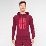 BIDI BADU Protected Leafs Chill Hoody - bordeaux