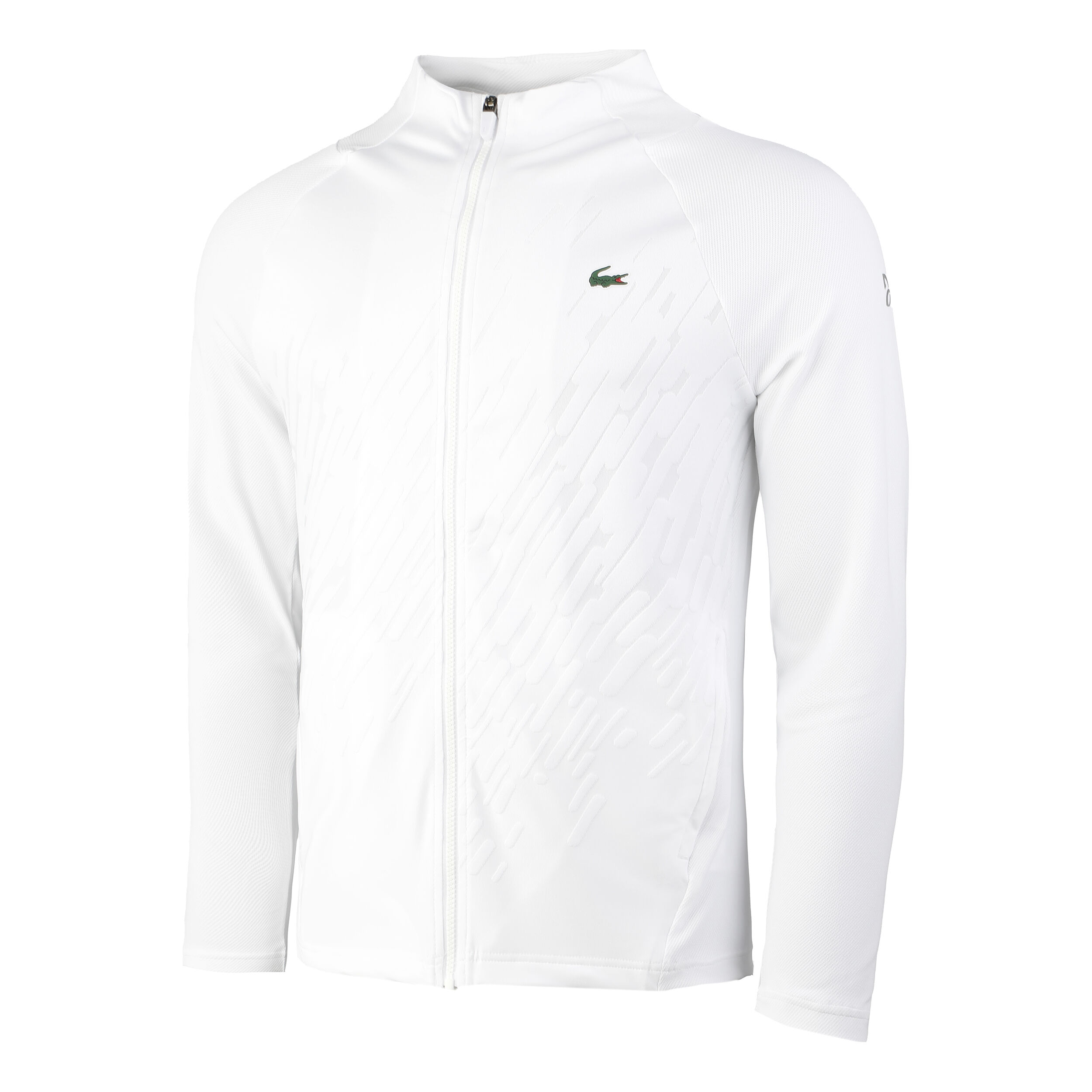 Sudadera lacoste blanca shop