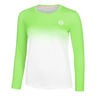 Crew Gradiant Long Sleeve Women-Neon Green,White
