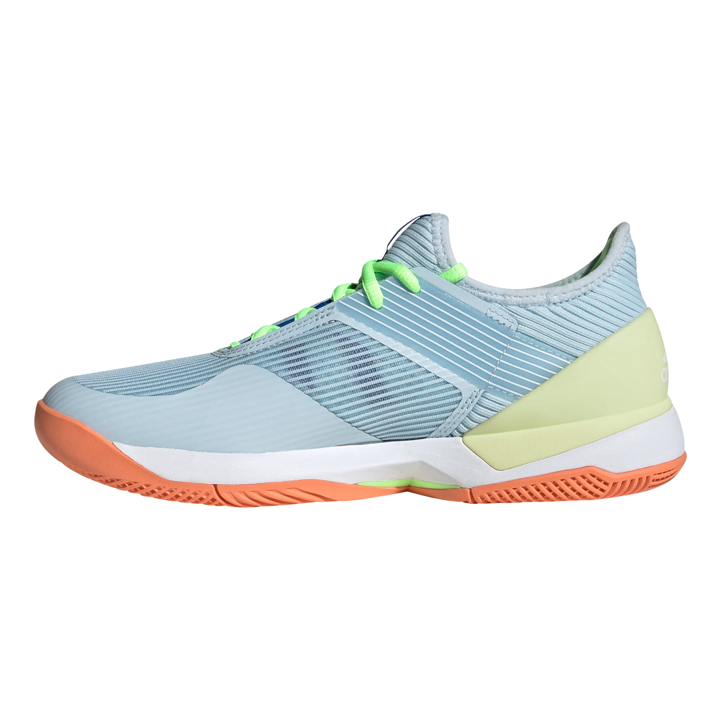 Adizero Ubersonic 3 All Court Shoe Women Light Blue Multicoloured
