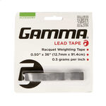 Gamma Racket accessories Gamma Lead Tape 2 Pack 12,7mm-Silver