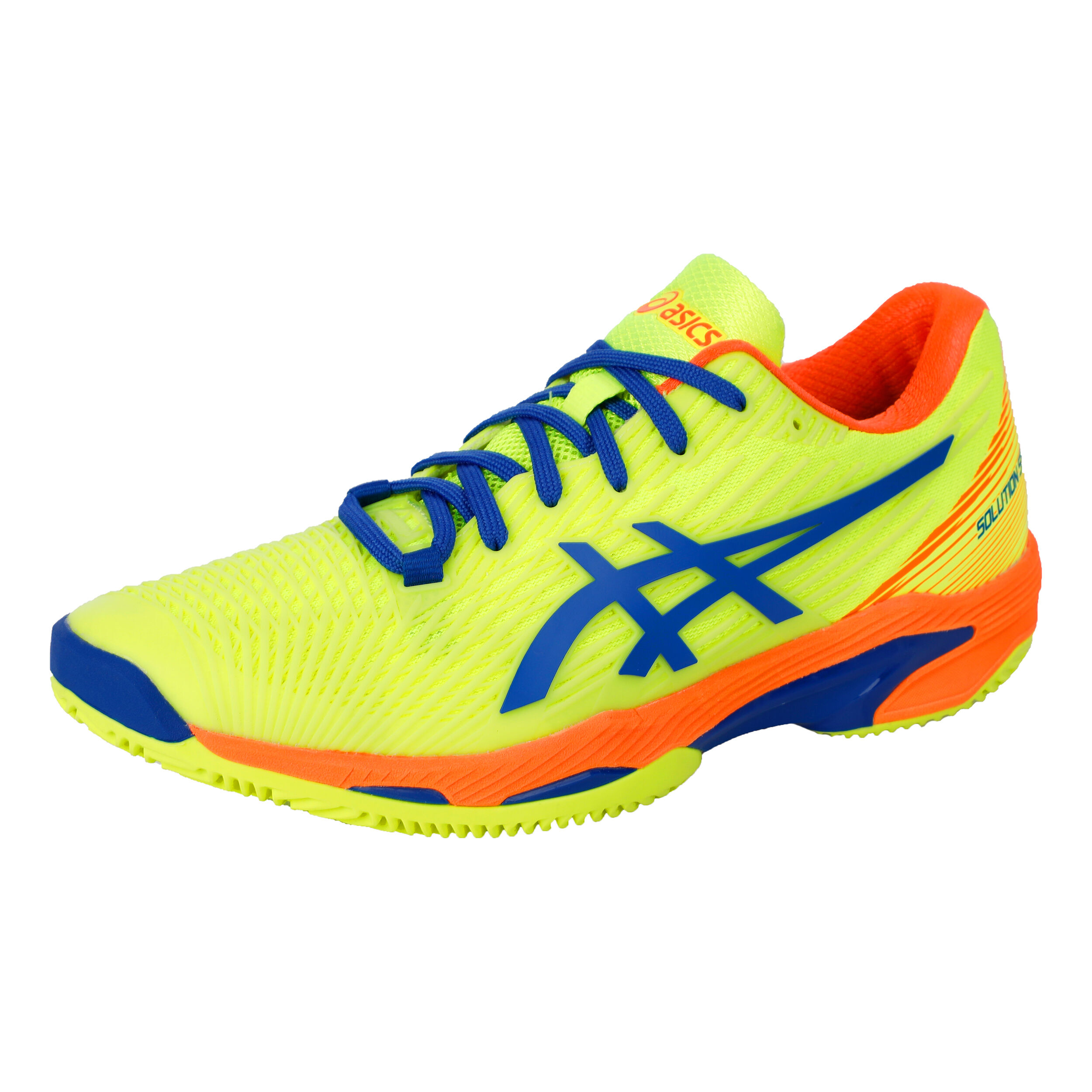 Solution Speed FF 2 Clay Court Shoe Special Edition Men Neon Yellow Blue