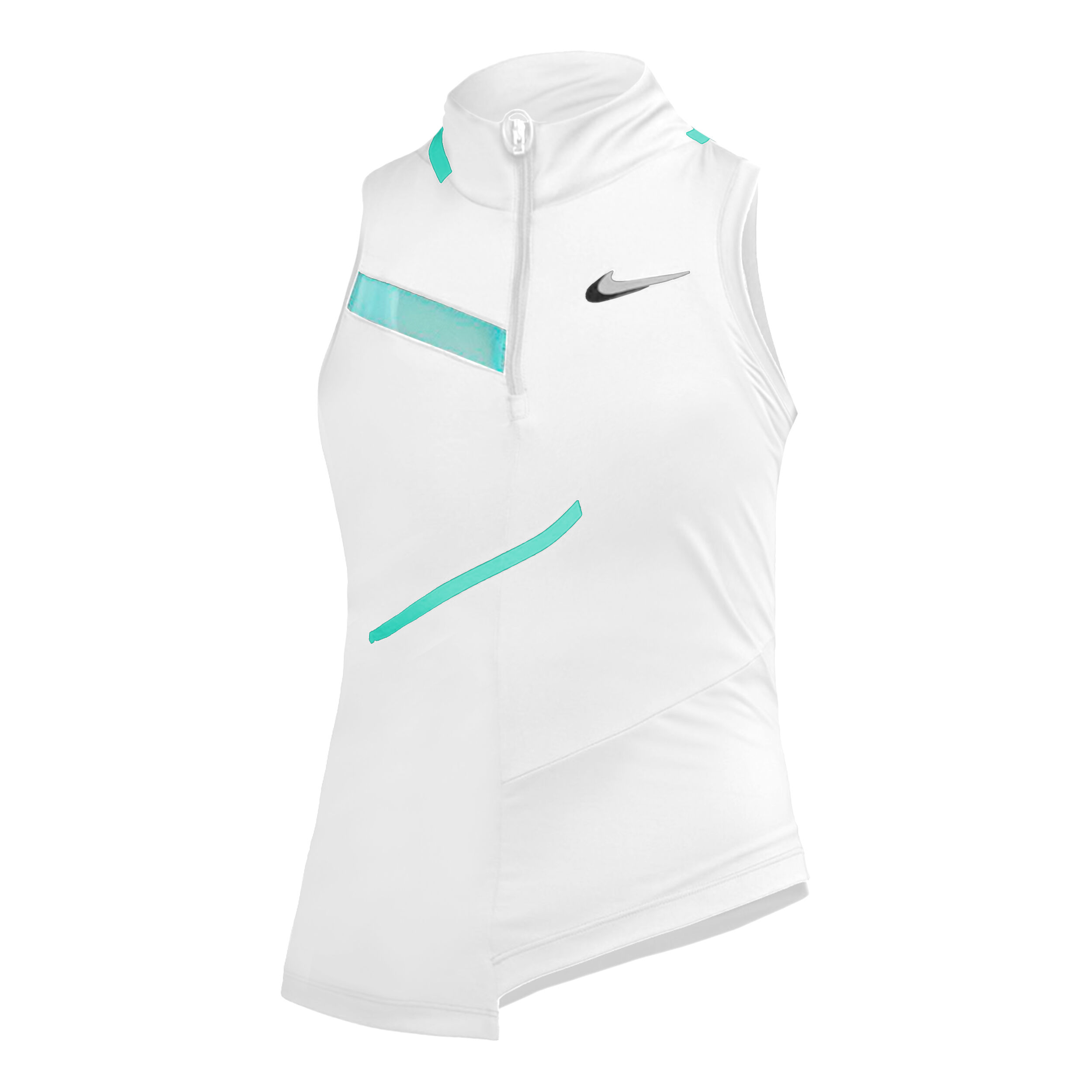 Nike white 2024 vest top womens