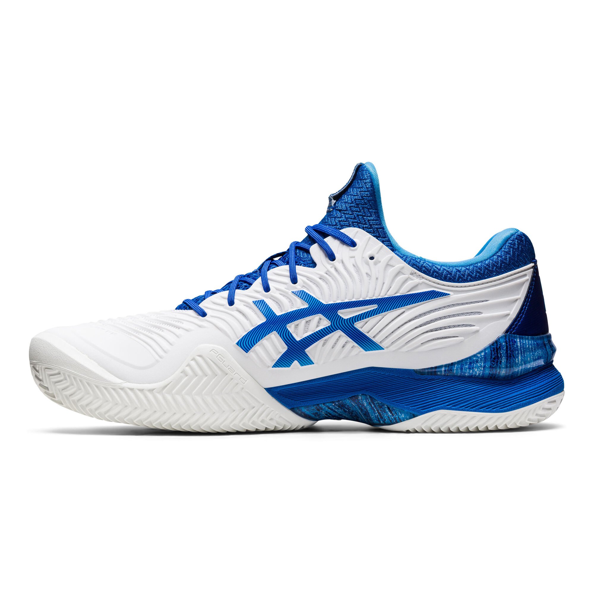 buy ASICS Court FF 3 Novak Clay Court Shoe Men White Blue online