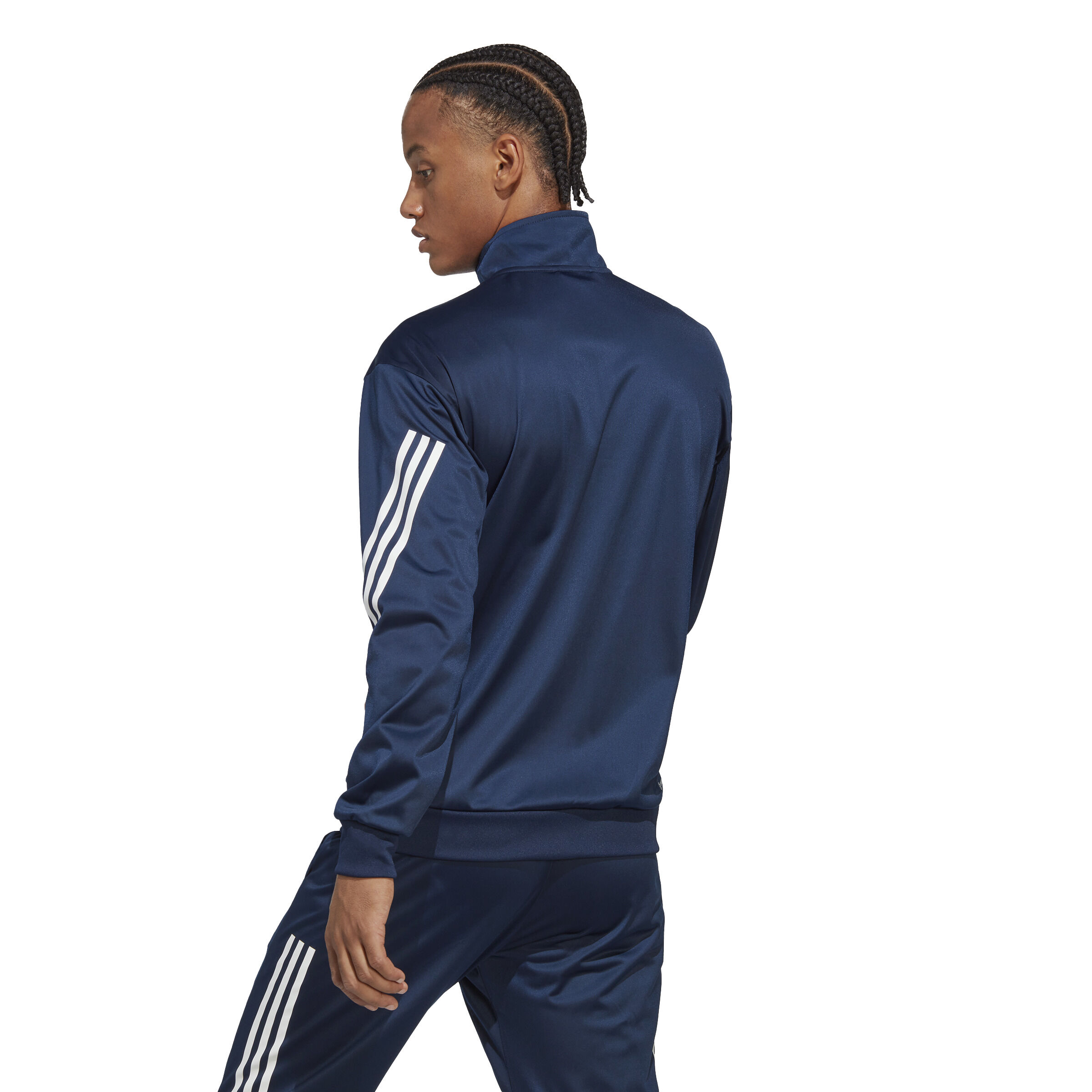 Buy adidas 3 Stripes Knit Training Jacket Men Dark Blue White online Tennis Point UK