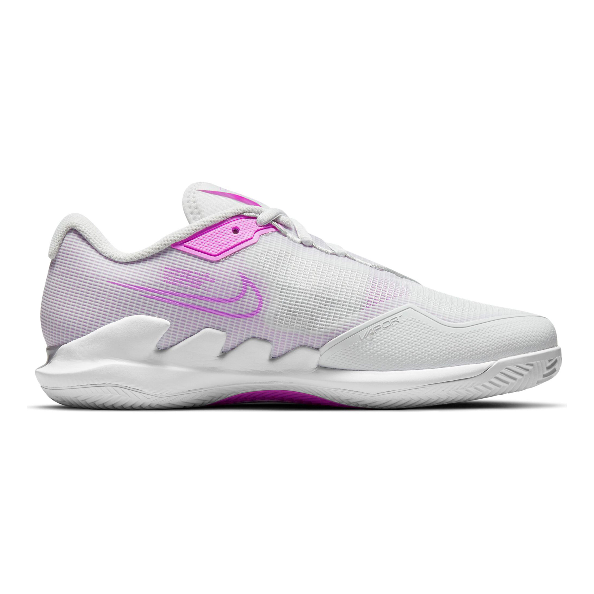 Zoom Vapor Pro Clay Court Shoe Women Lightgrey Violet