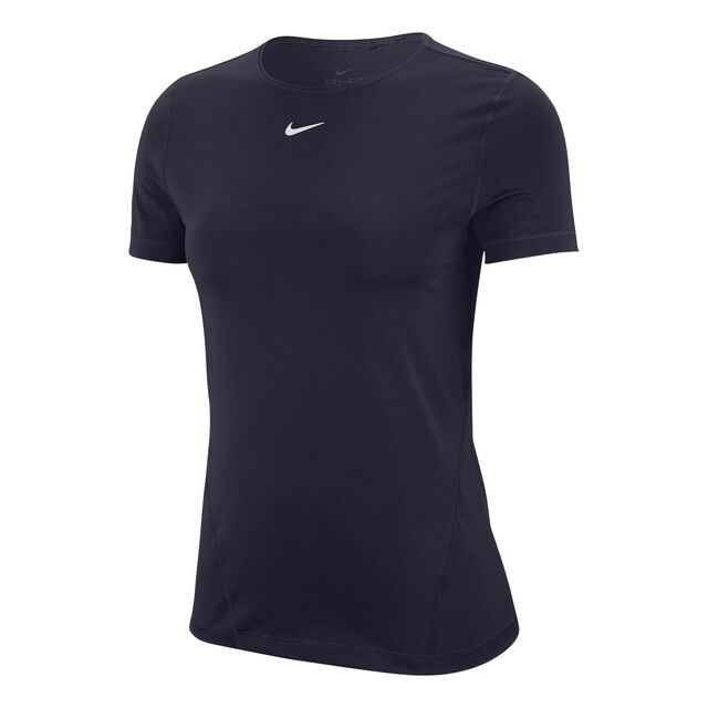buy Nike Pro T-Shirt Women - Dark Blue online | Tennis-Point