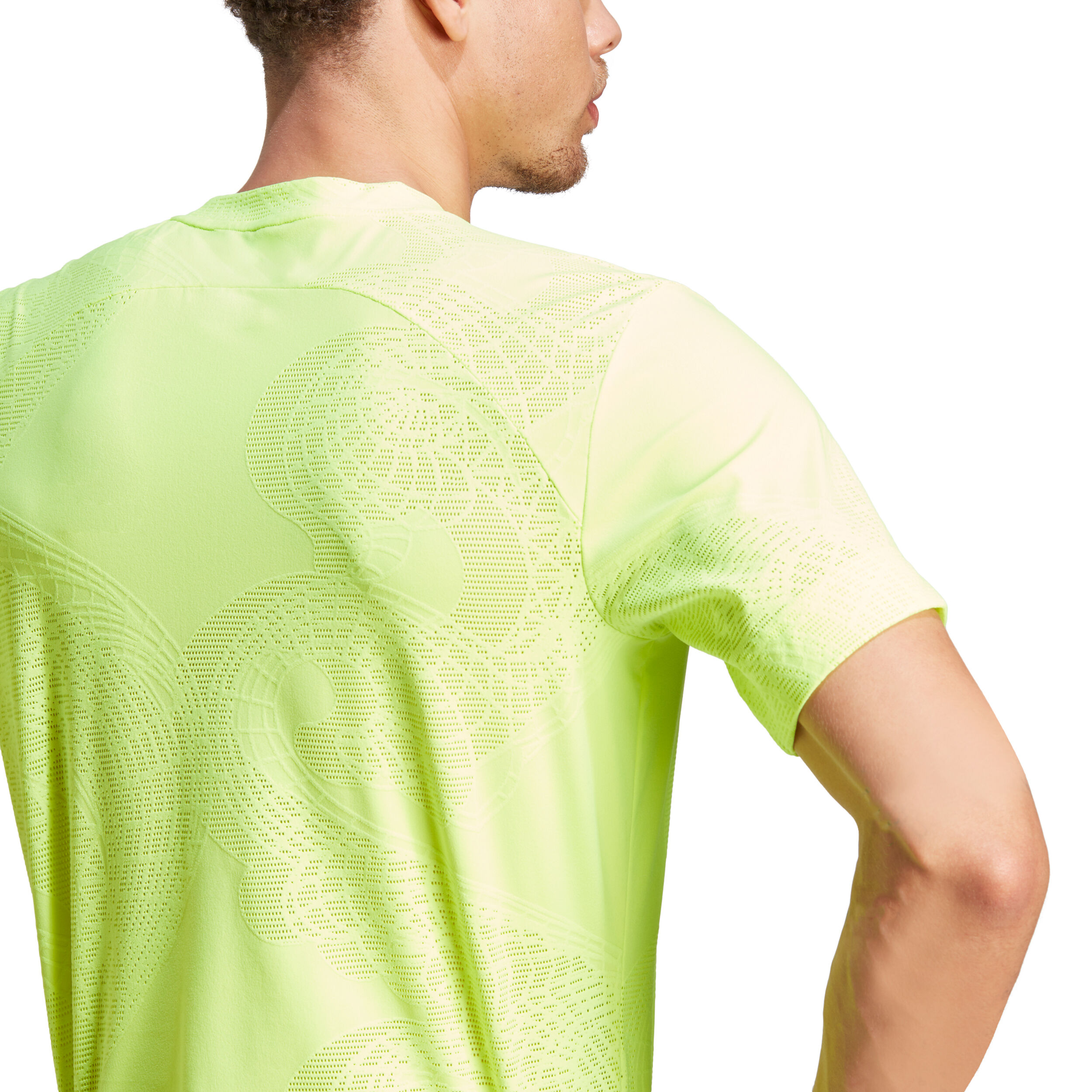 Lime green adidas tops sales