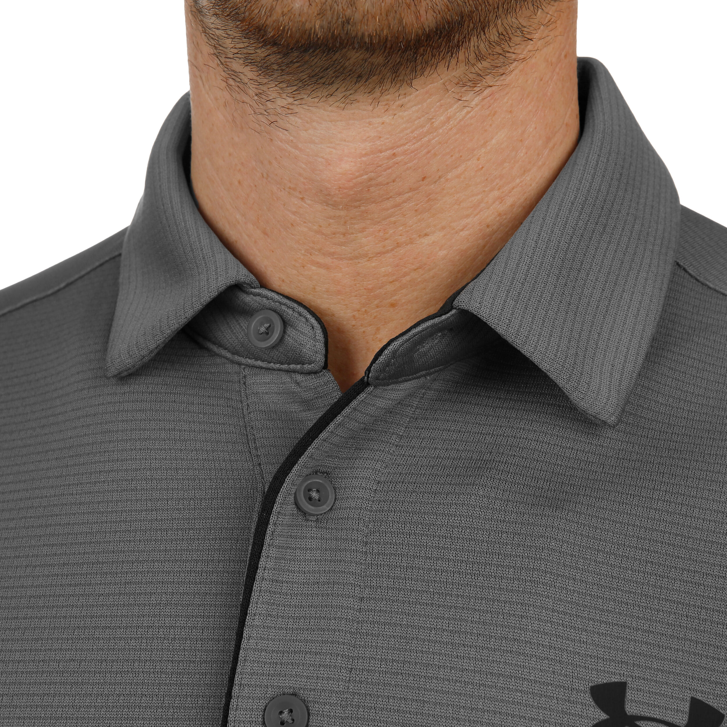 Tech Polo Men Grey Black