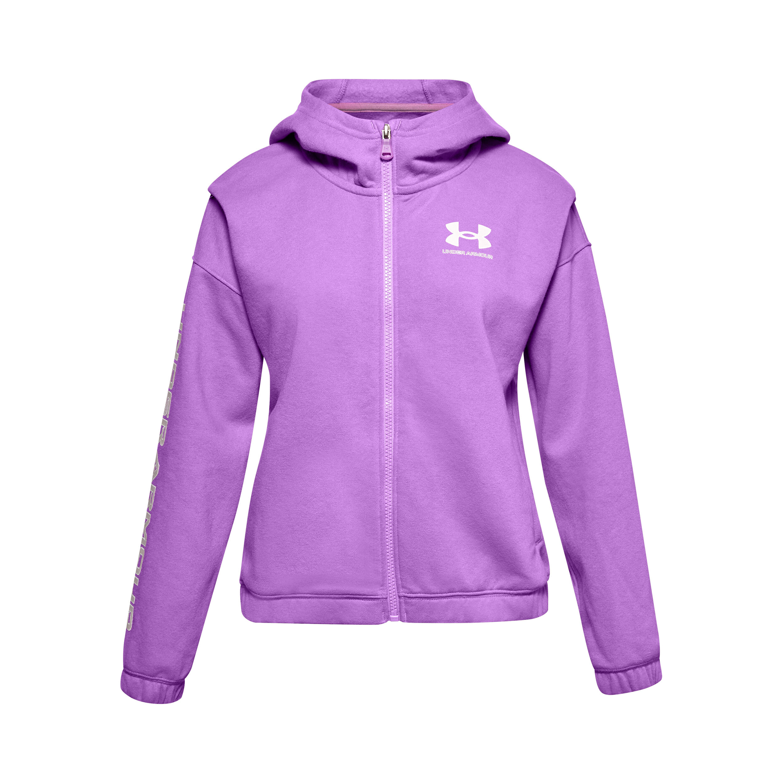 Under armour jackets purple clearance kids