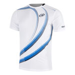 Bullpadel Clothing Bullpadel Beque T-Shirt Men-White,Light Blue