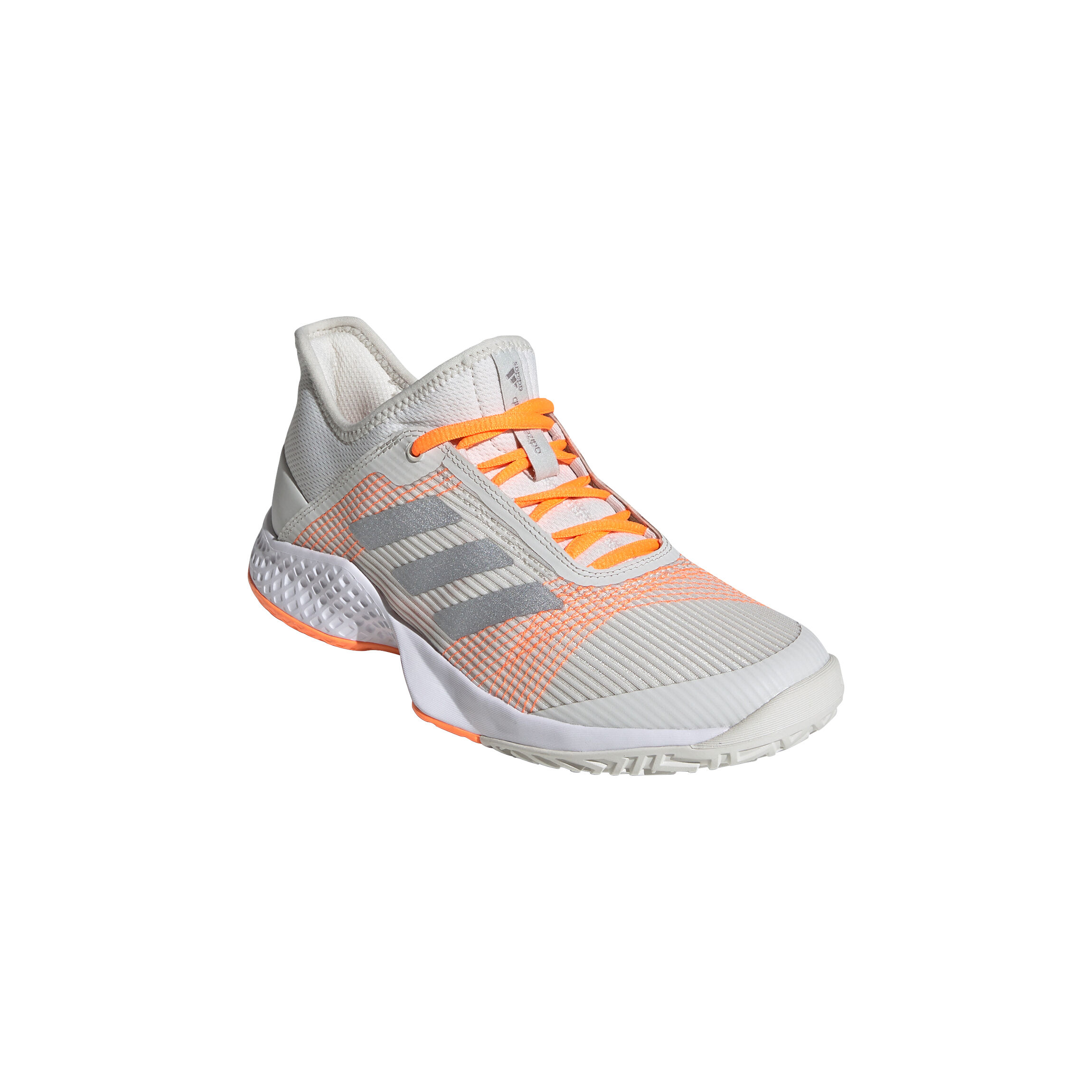 Adizero Club All Court Shoe Women Grey Orange